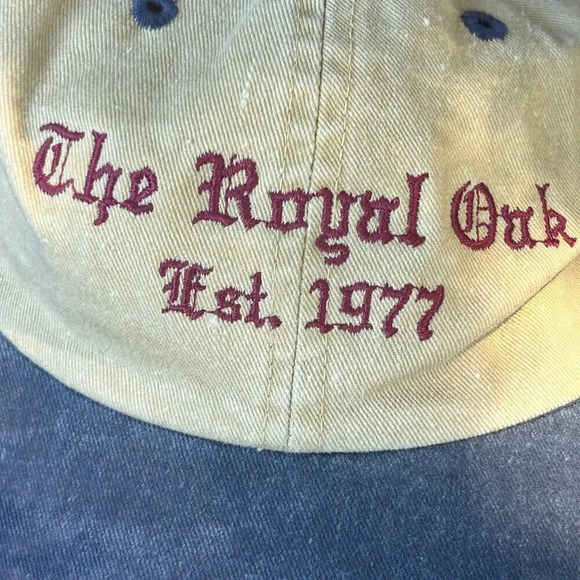 The Royal Oak Tan And Bleached Denim Baseball Cap - Picture 5 of 6